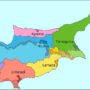 Chypre – districts administratifs (officiels et reconnus)