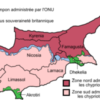 Chypre – districts nord et sud (de facto)