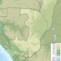 Congo – topographique