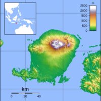 Indonésie – Lombok : topographique