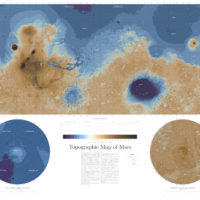 Mars – topographique