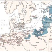 Hanse (Ligue hanséatique) et États teutoniques (1300-1400)
