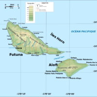 Wallis-et-Futuna – Îles Horn : topographique (Futuna, Alofi)