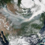 Canada – États-Unis : fumée des feux de forêts (4 septembre 2017)