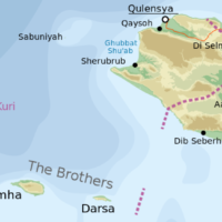 Yémen – Socotra : topographique