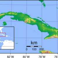 Cuba – topographique