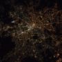 Berlin satellite de nuit