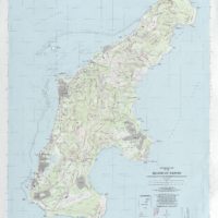 Mariannes du Nord – Saipan topographique