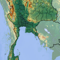 Thaïlande – topographique