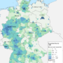 Allemagne – densité (2006)