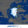 Arctique – étendue de la glace de mer (2019)