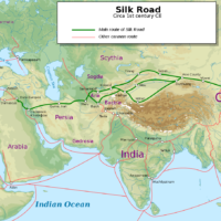 Route de la soie, 1er siècle