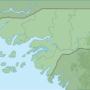 Guinée-Bissau – topographique