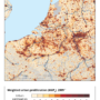 France-Benelux-Allemagne – urbanisation (2009)