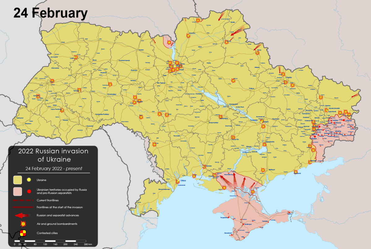 Invasion de l'Ukraine par la Russie, 2022