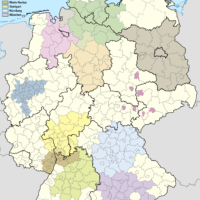 Allemagne – régions métropolitaines