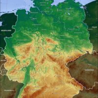 Allemagne – topographique