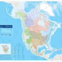 Amérique du Nord – Bassins hydrographiques