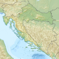 Croatie – topographique