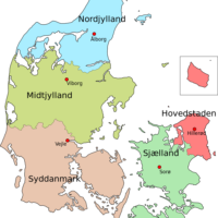 Danemark – régions