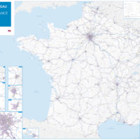 France – réseau ferroviaire SNCF (2016)