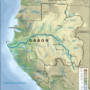 Gabon – bassin versant du fleuve Ogooué