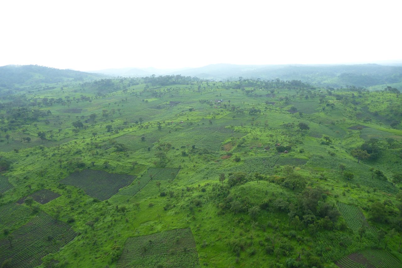 Katanga, collines verdoyantes