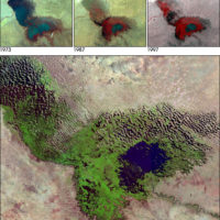 Lac Tchad – évolution 1973-2001