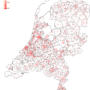 Pays-Bas – densité (2007)