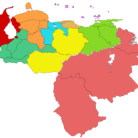 Venezuela – régions administratives