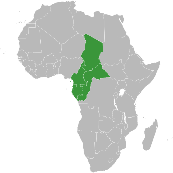 afrique centrale carte