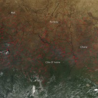 Afrique de l’Ouest : feux