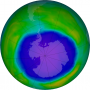 Antarctique – trou dans la couche d’ozone (2015)