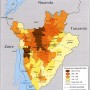 Burundi – densité (1990)