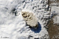 Chili : image satellite de l’éruption du Puyehue