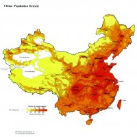 Chine – densité (1983)