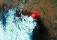 Volcan Nabro en éruption