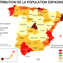 Espagne – densité (2005)