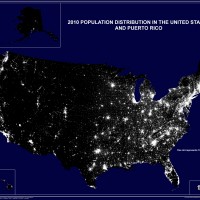 Etats-Unis – distribution de la population en 2010