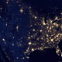 États-Unis – lumières de la nuit