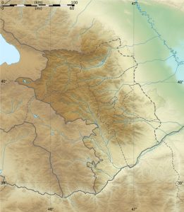 Artsakh (Haut-Karabakh) – topographique