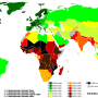 Monde – Indice de développement humain – IDH (2005)