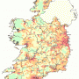 Irlande – densité (2011)