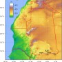 Mauritanie – topographique