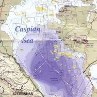 Mer Caspienne – réserves de pétrole