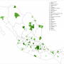 Mexique – aires métropolitaines (2010)