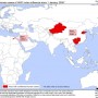 Monde – Grippe aviaire H5N1 (janvier 2009)