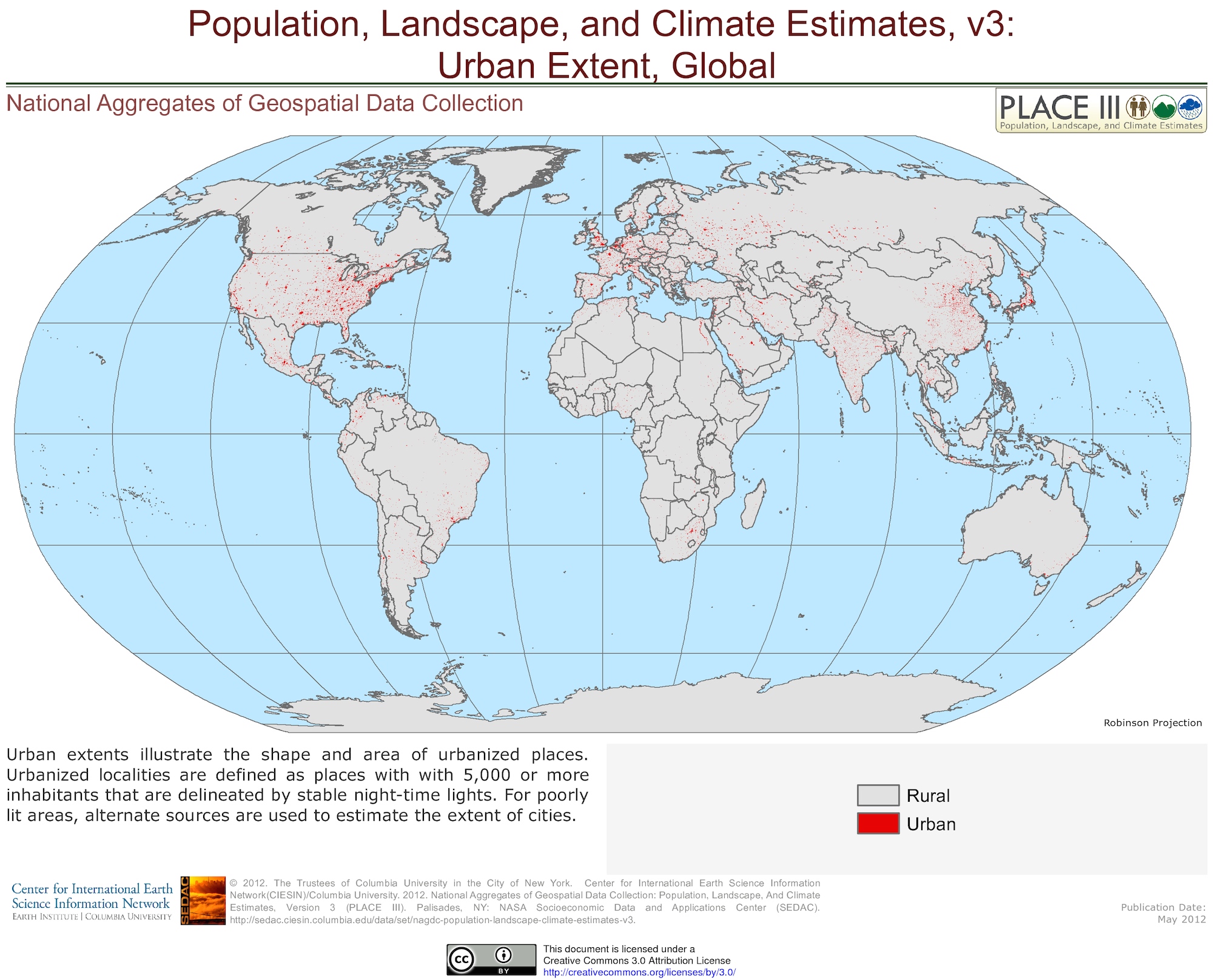 Monde Aires Urbaines 2010 Carte Populationdatanet