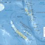 Nouvelle-Calédonie – Vanuatu – topographique