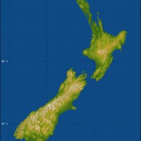 Nouvelle-Zélande – topographique